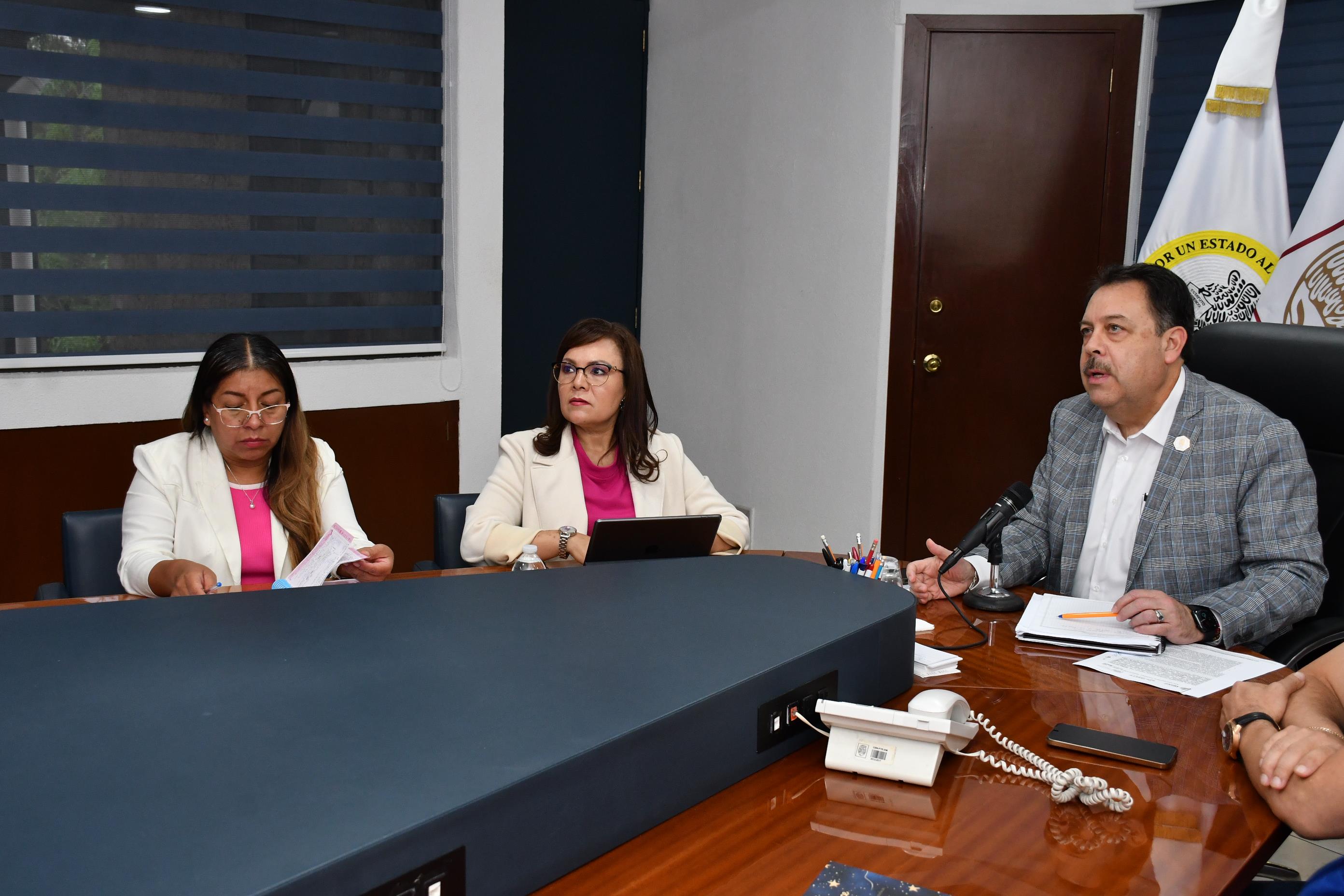 Reunión a distancia con el Director de Oficinas de Representación del ISSSTE, Rodrigo Ávila Carrasco